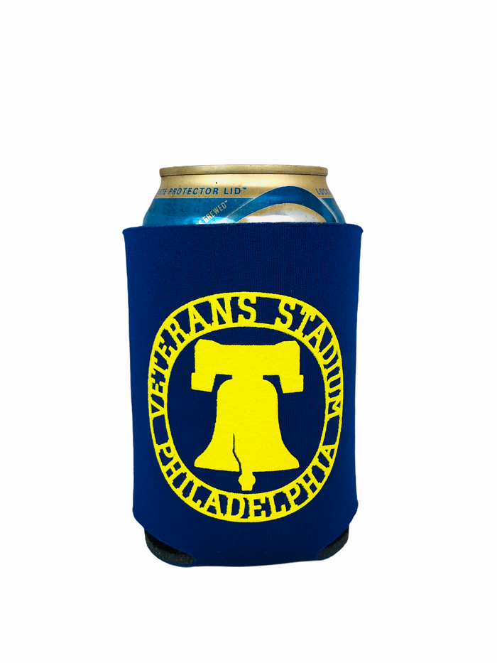 VETERANS STADIUM PHILADELPHIA EAGLES PHILLIES RETRO BEER KOOZIE
