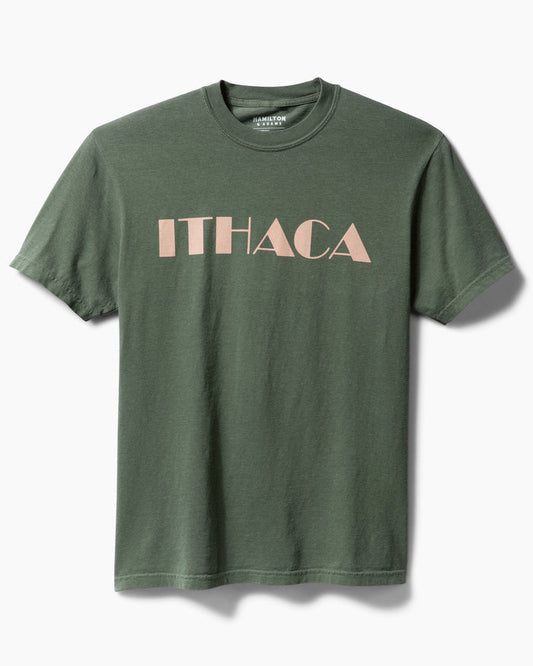 Vintage Ithaca - Moss/Pink