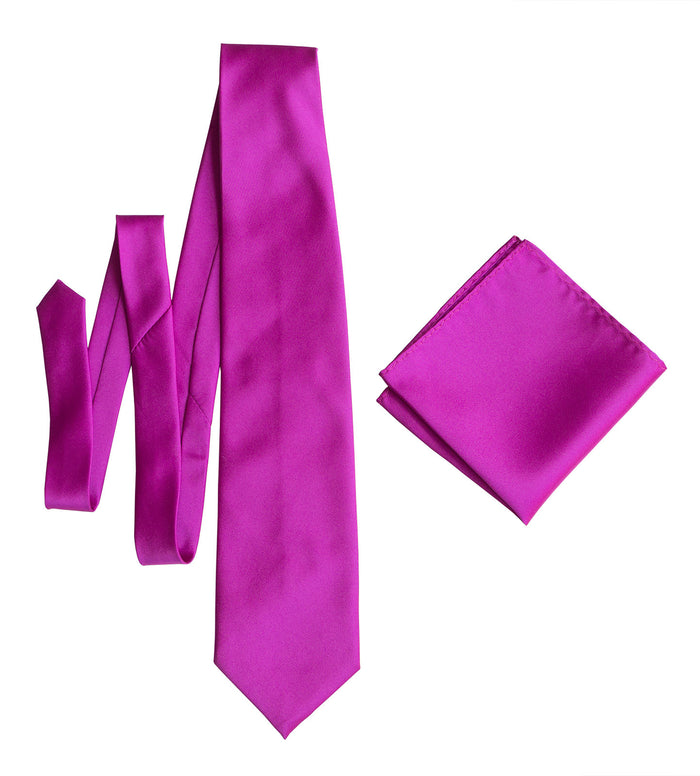 Violet Solid Color Pocket Square. Satin Finish, No Print for weddings, by Cyberoptix