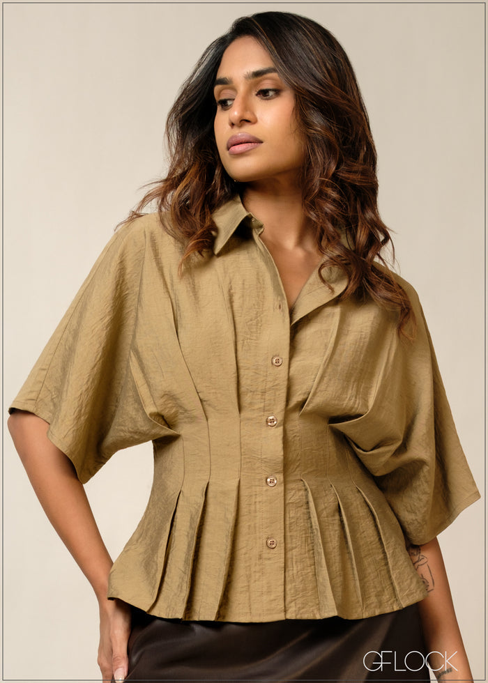 Waist Detailed Top - 300326