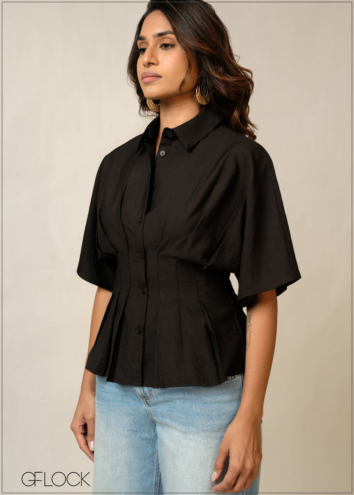 Waist Detailed Top - 300326