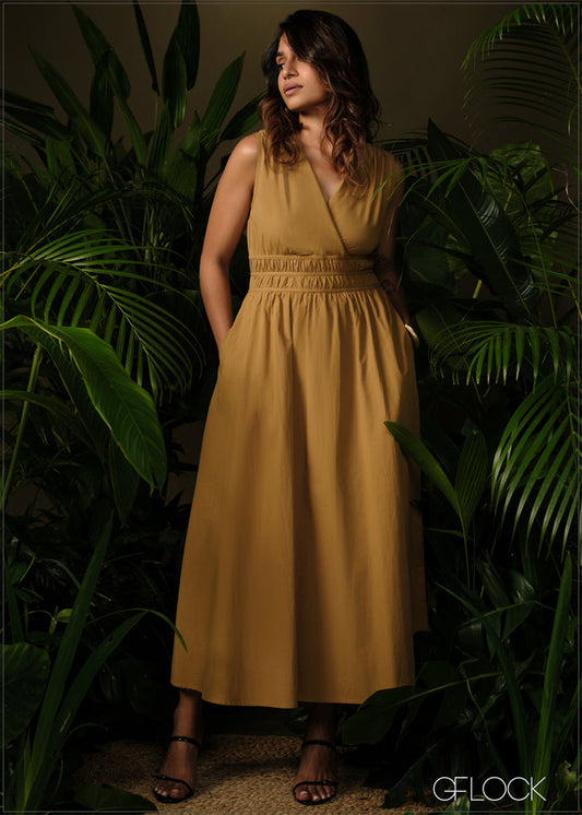 Waist Elasticated Dress - 210326