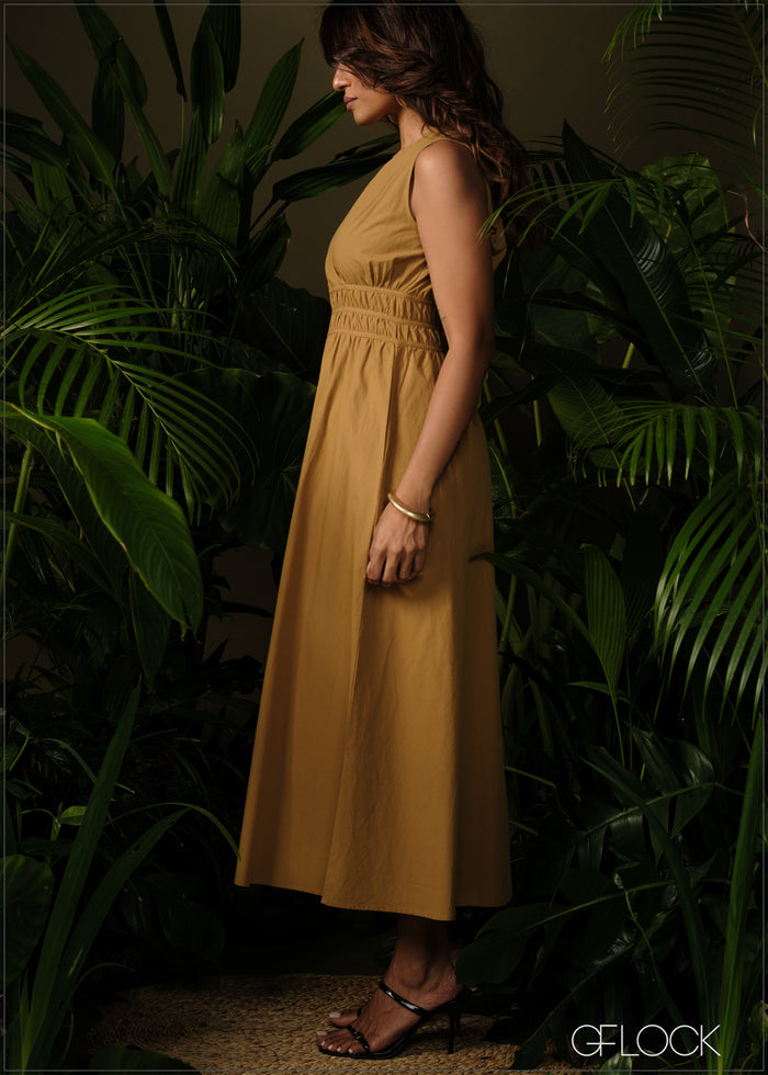Waist Elasticated Dress - 210326