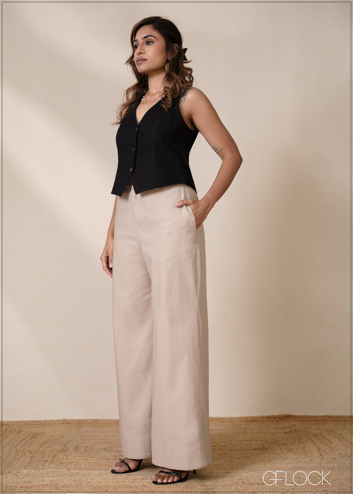 Waistband Detail Pant - 290726
