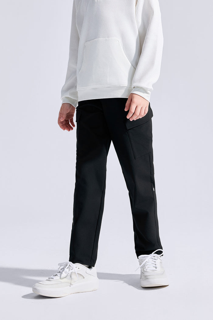 Woven Pants **Charcoal Black**