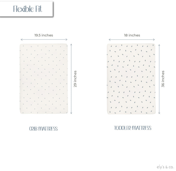 Waterproof Crib Sheet Set