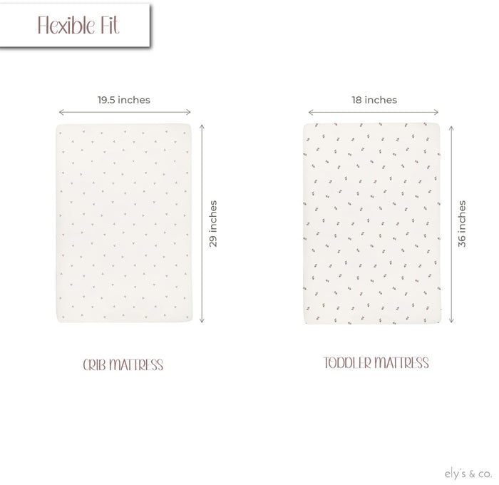 Waterproof Crib Sheet Set