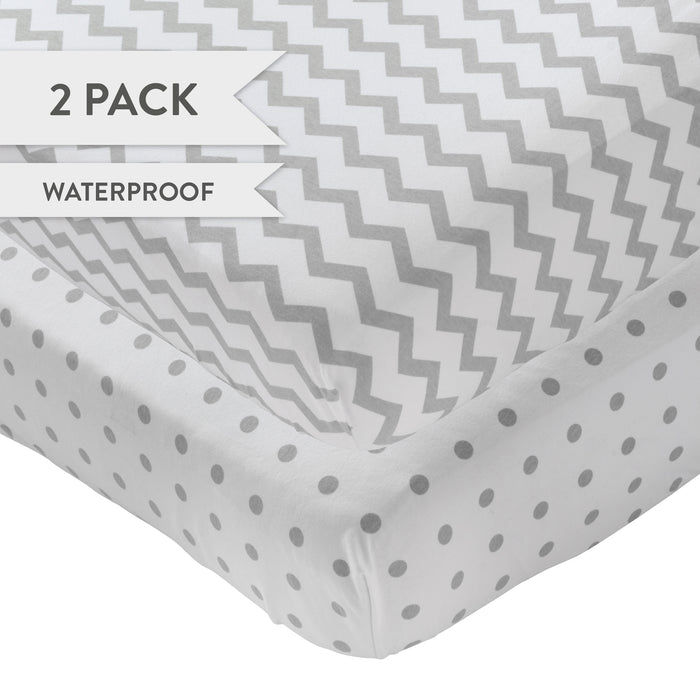 Waterproof Crib Sheet Set