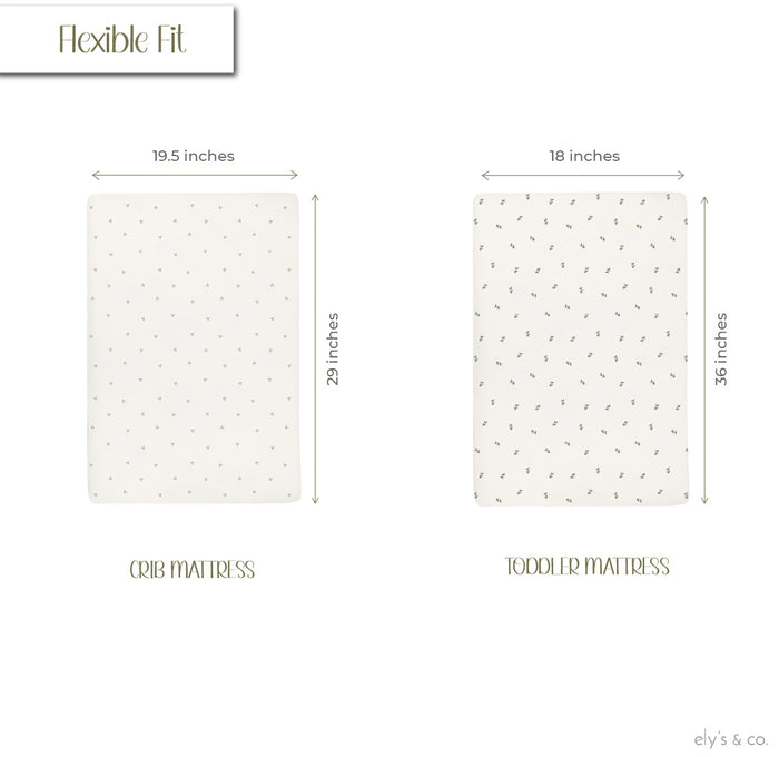 Waterproof Crib Sheet Set