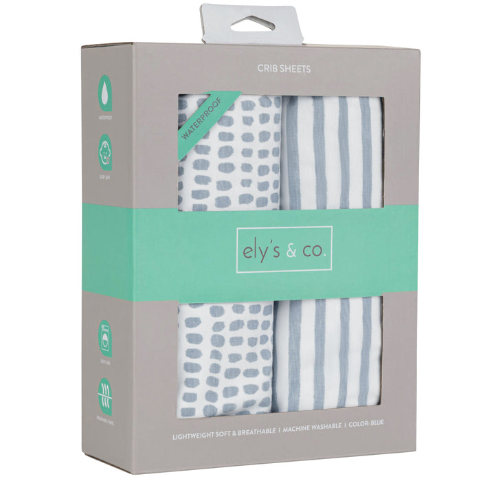 Waterproof Crib Sheet Set