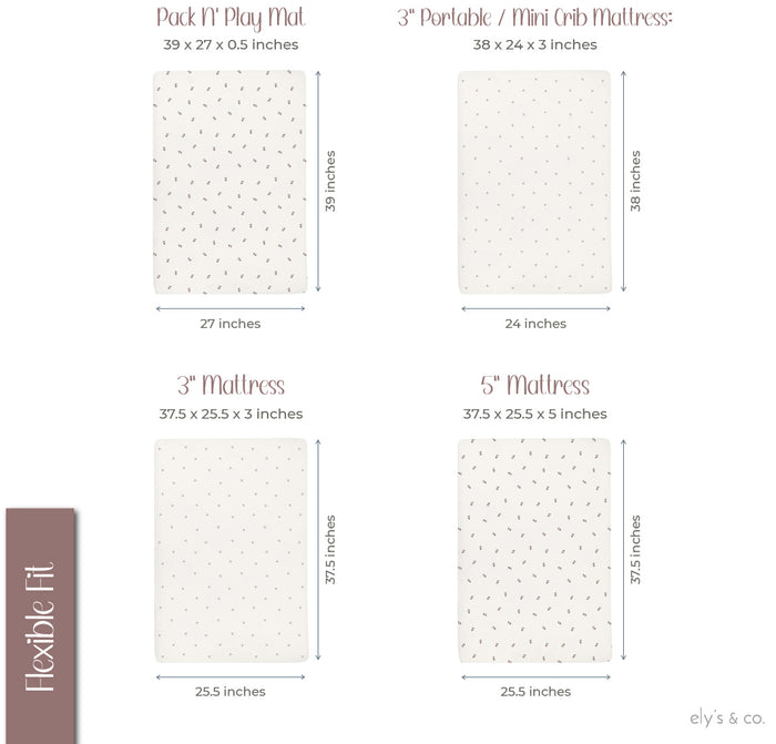 Waterproof Pack N Play | Portable Crib Sheet Set