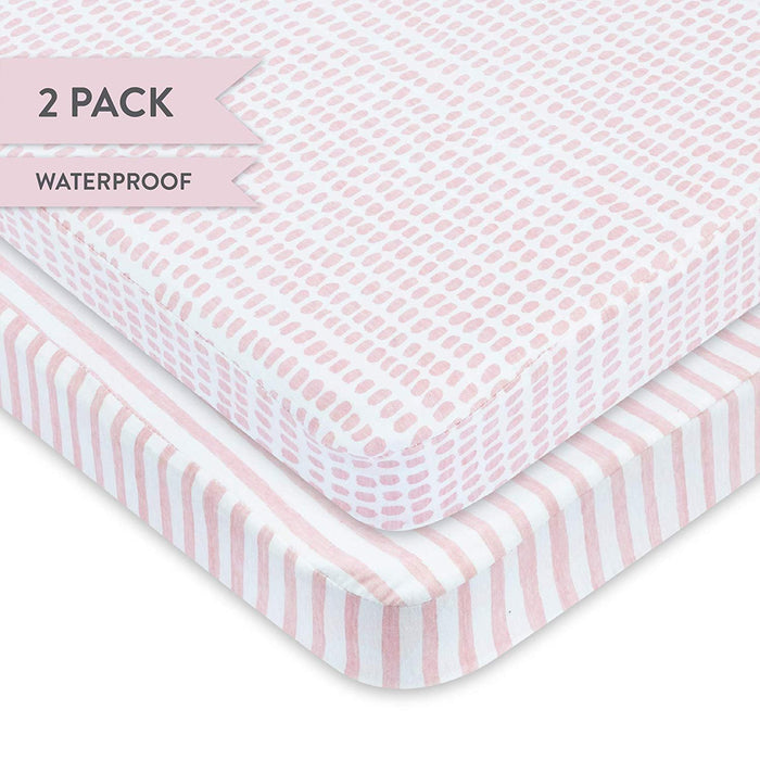 Waterproof Pack N Play | Portable Crib Sheet Set