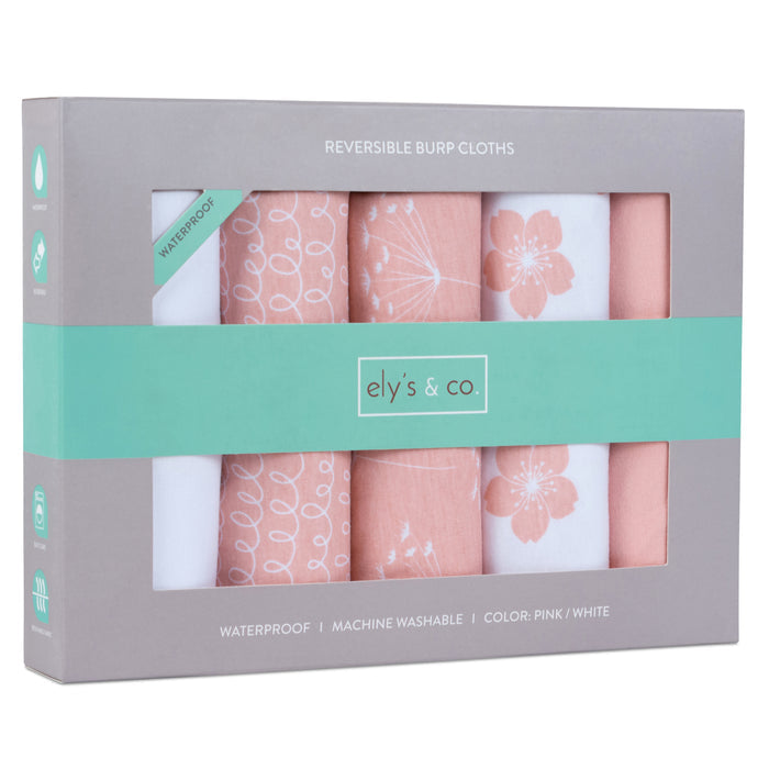 Waterproof Reversible Burp Cloths