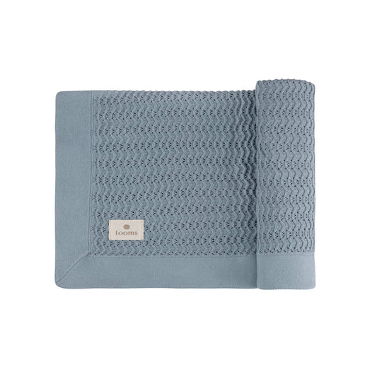 Wave Collection - Knit Pointelle Blanket