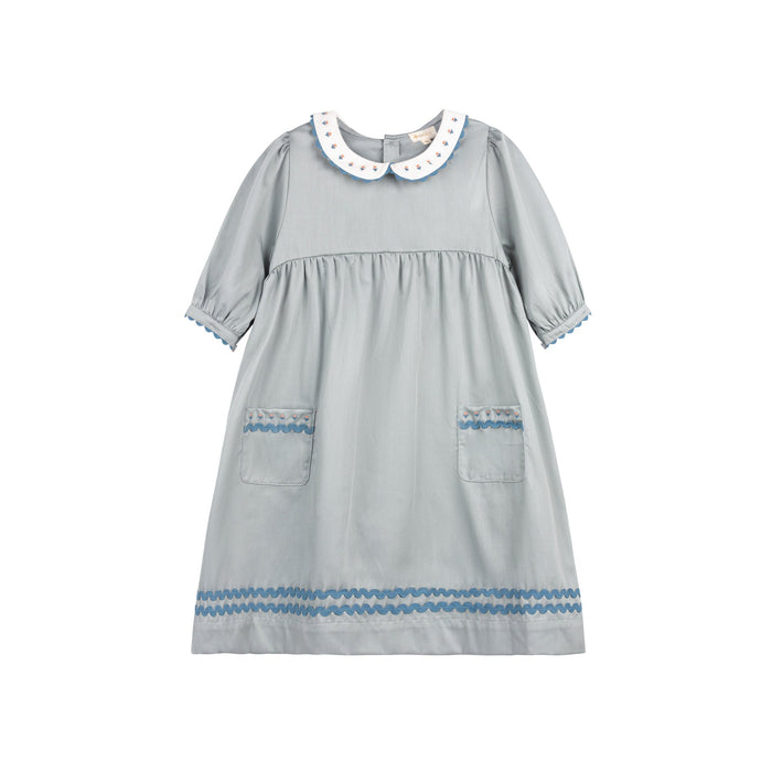 Wave Collection - Tulip Collar 3/4 Dress