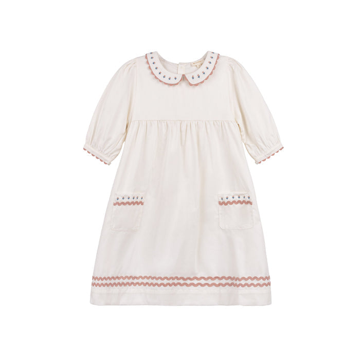 Wave Collection - Tulip Collar 3/4 Dress