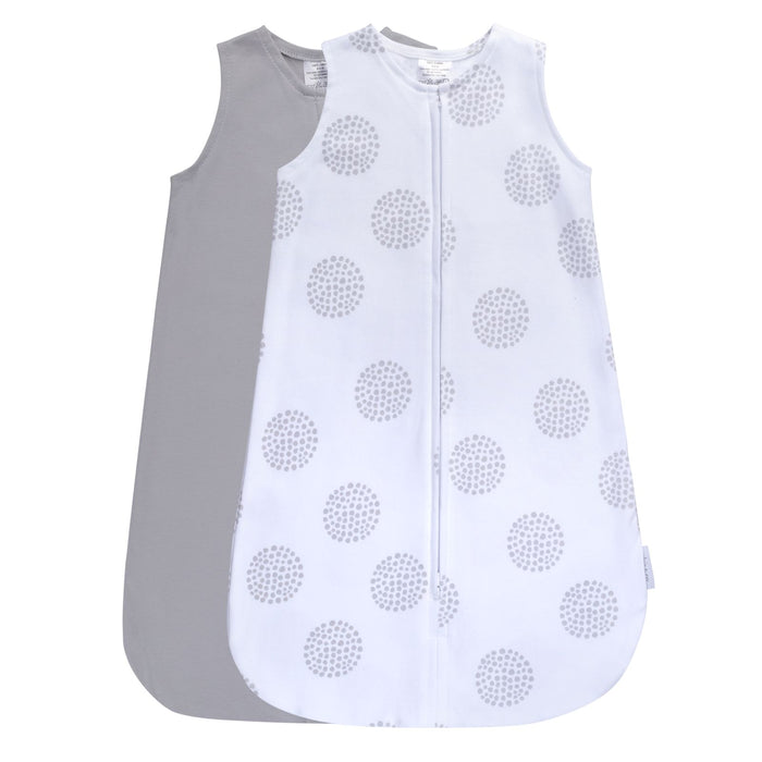 Wearable Blanket / Baby Sleep Bag I Grey Dottie