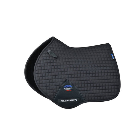 image_main - Charcoal - WeatherBeeta Prime Air-Tec Jump Shaped Saddle Pad - .jpg