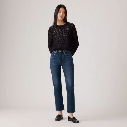 Wedgie Straight 28" Jean - Indifferent Indigo
