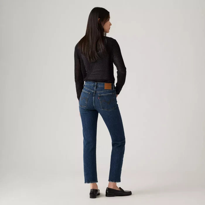 Wedgie Straight 28" Jean - Indifferent Indigo