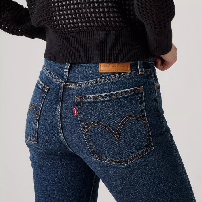 Wedgie Straight 28" Jean - Indifferent Indigo