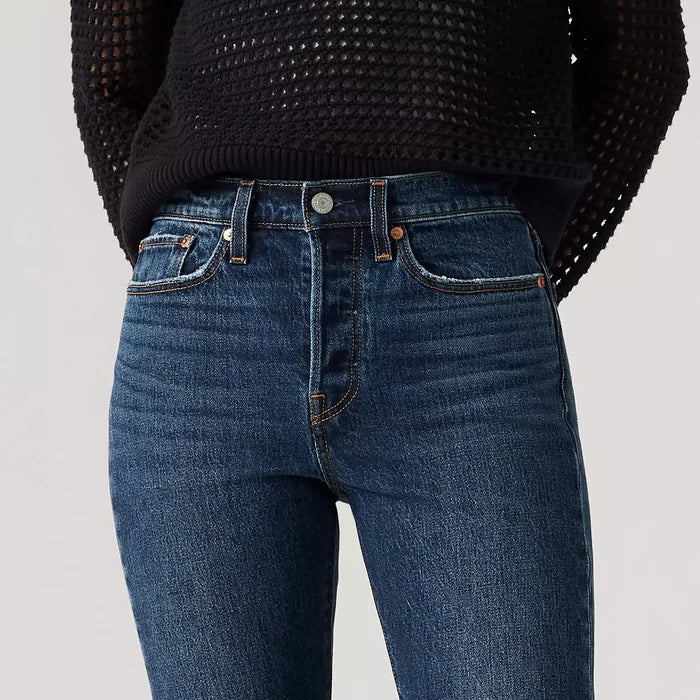 Wedgie Straight 28" Jean - Indifferent Indigo