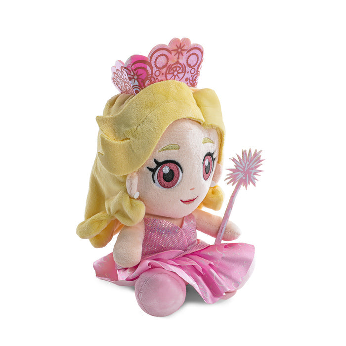 Wicked: For Good Glinda Phunny Plush toy featuring Glinda character from Wicked with soft fabric and detailed costume.