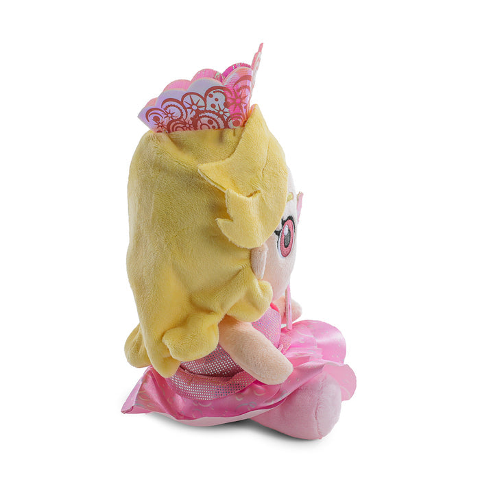 Wicked Glinda Phunny plush toy from the Wicked: For Good collection, soft fabric, detailed character design, and bright colors.