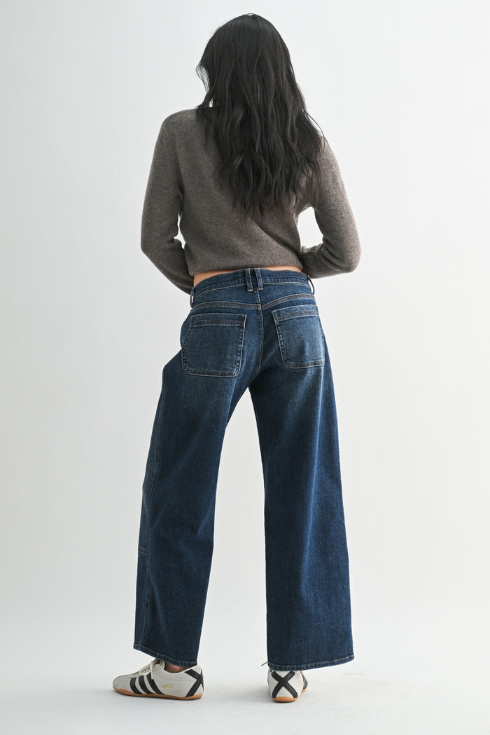 Wide Leg Garden Jean - Dark Wash
