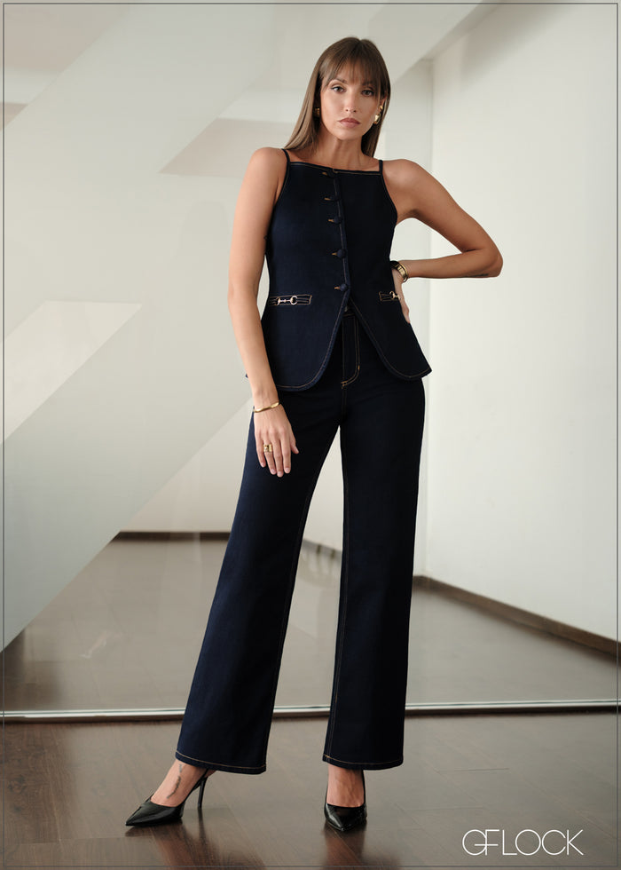 Wide Leg Jeans - 141225