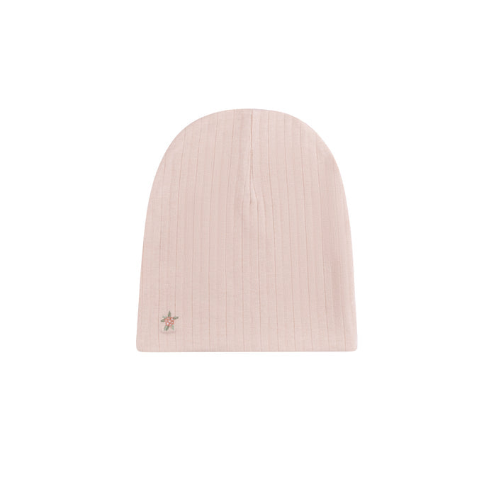 Wide Rib Cotton - Rosebud Collection - Beanie