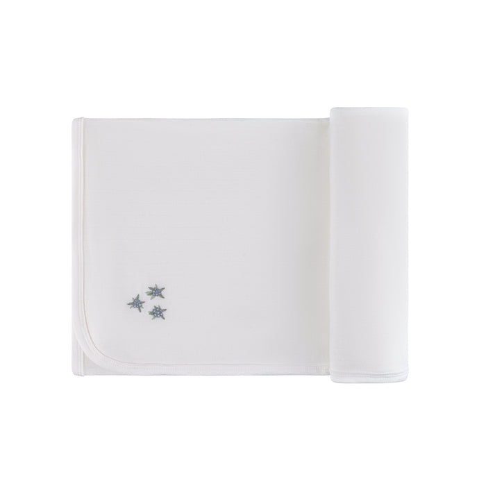 Wide Rib Cotton -  Rosebud Collection - Blanket