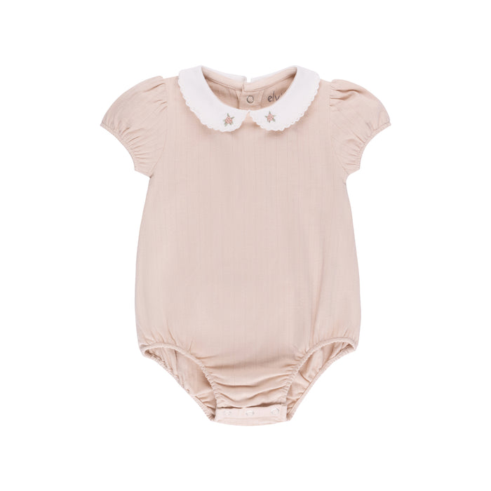 Wide Rib Cotton - Rosebud Collection- Romper