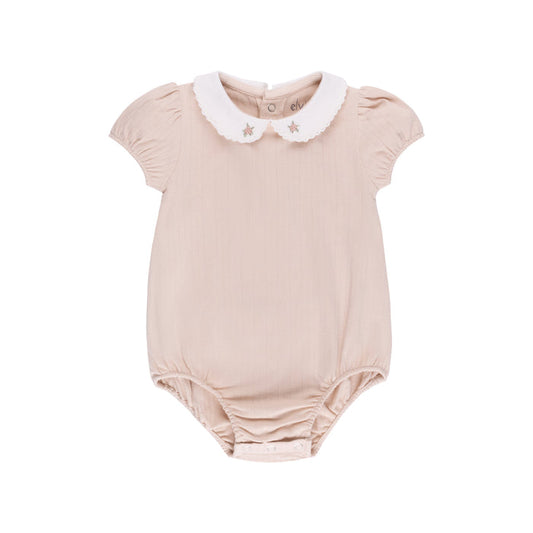 Wide Rib Cotton - Rosebud Collection- Romper