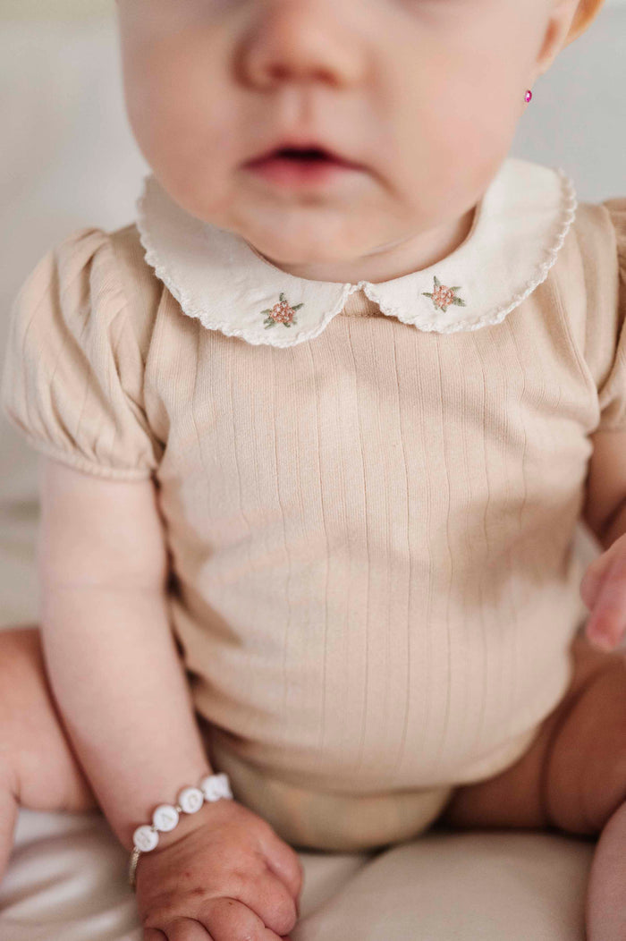 Wide Rib Cotton -  Rosebud Collection- Top + Bloomer