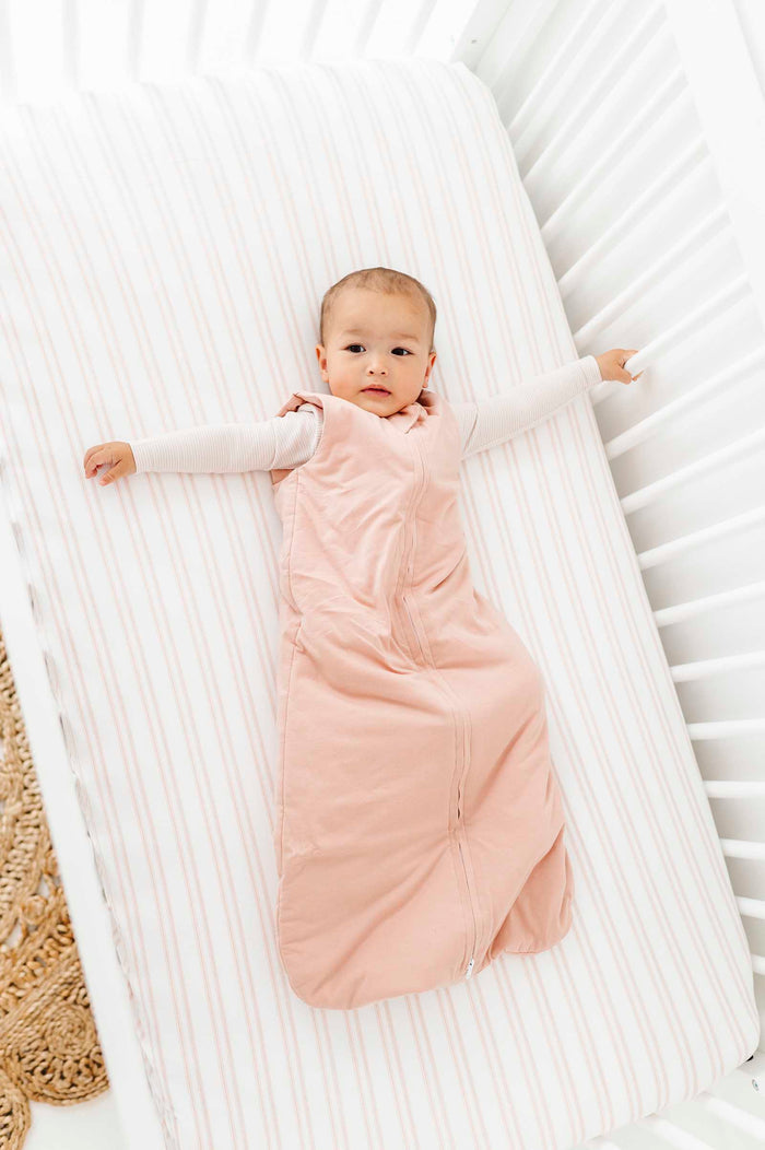 Breathable Butterfly Print Crib Sheet Set