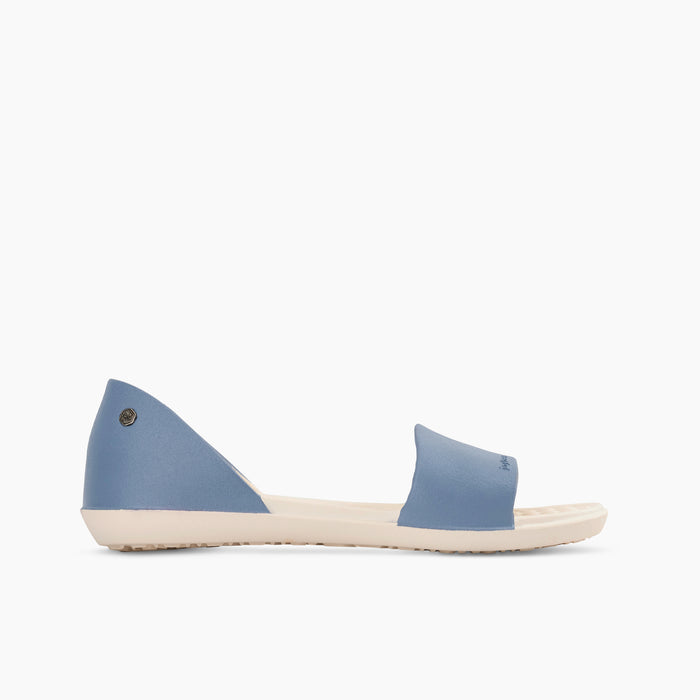 Dusty Blue/Bone Women's Friday Flat#color_dusty-blue-bone