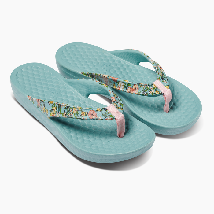 Adult Spring Floral / Marina Varsity Flip#color_spring-floral-marina