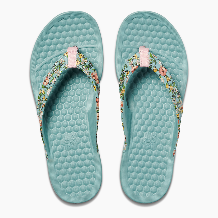 Adult Spring Floral / Marina Varsity Flip#color_spring-floral-marina
