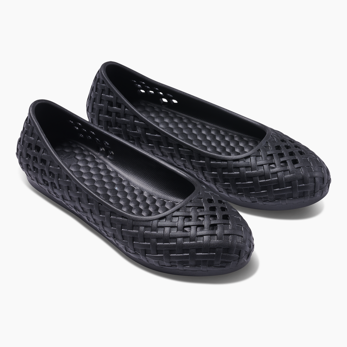 Black Women's Willow Flat#color_black