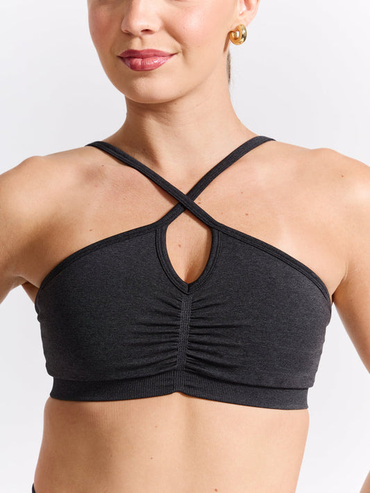 Wonder Seamless Sports Bra - Charcoal