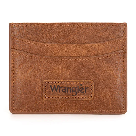 Wrangler Credit Card Holder Wallet- Brown