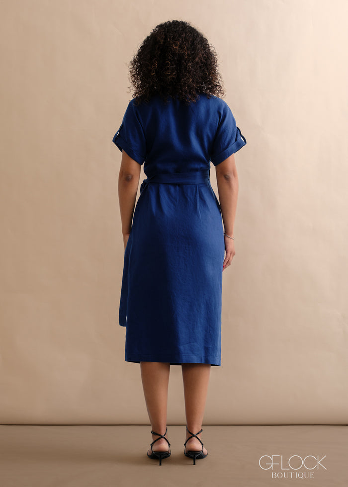 Wrap-Around Midi Dress - 170526
