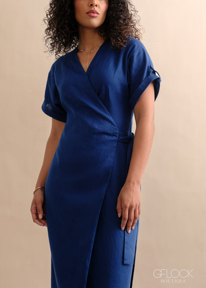 Wrap-Around Midi Dress - 170526