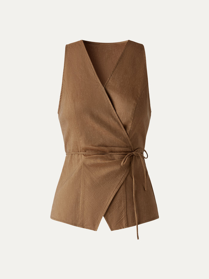 OGLmove Wrap Top with Self-Tie
