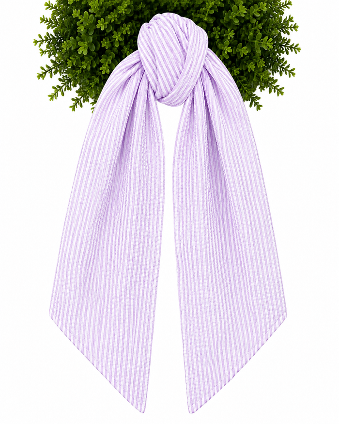 Lilac Seersucker