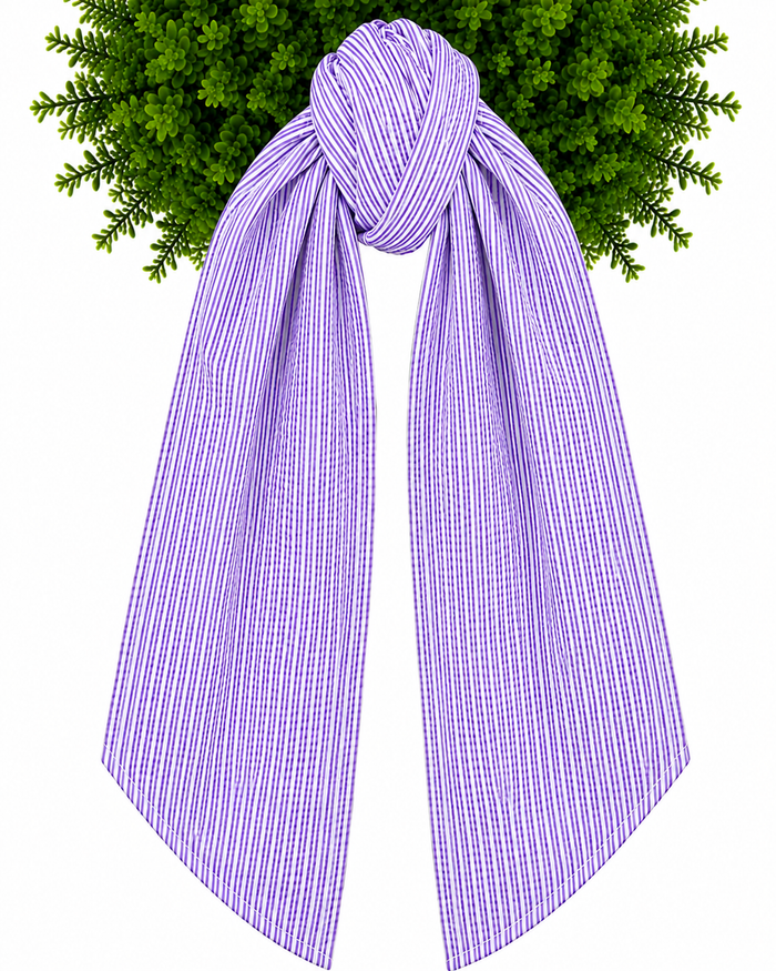 Purple Seersucker