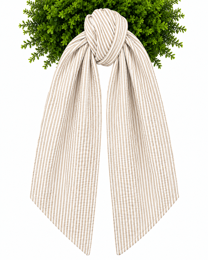 Wreath Sash - Seersucker