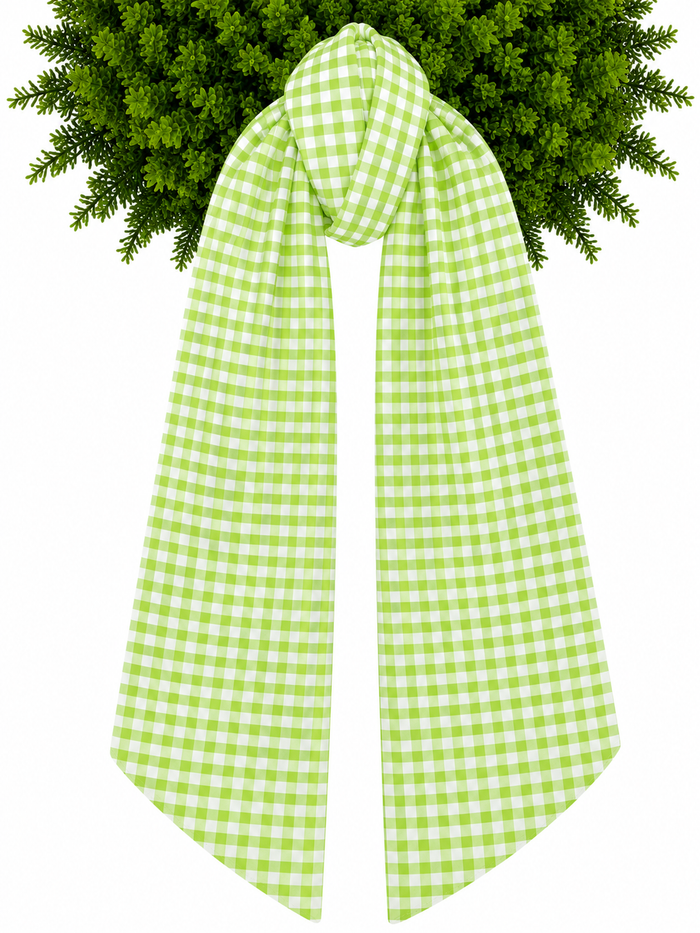 Lime Green one eighth check