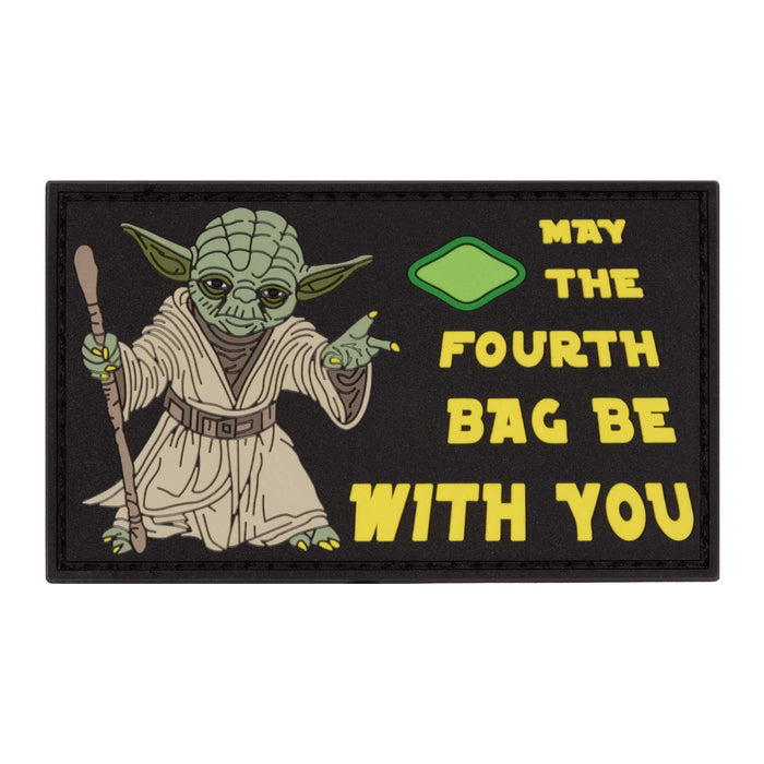 Yoda "May The Fourth Bag Be With You" PVC Velcro Patch - Brotherhood Cornhole